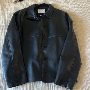 Aritzia Sunday Best Leather Jacket